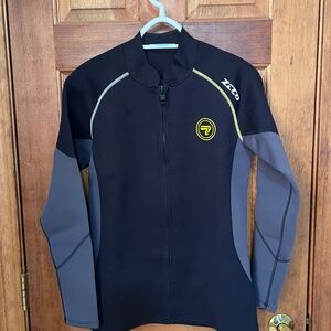 ZCCO 1.5/3mm Neoprene Wetsuit Jacket, Black. Unisex. Measurements in description